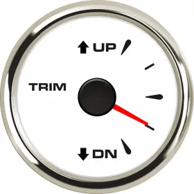 Bluerice 111645331329 Marine Trim Gauge Up Dn Boat Balance Meter 52mm Tilt Indicator