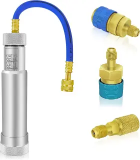 Boltigen 313109881846 Ac Dye Oil Injector Backflow Prevent Kit Hvac With R134a Snap