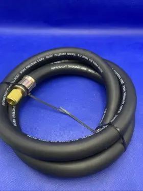 Boltigen 818369010123 Durable 1/2 Inch Diameter Vacuum Refrigerant Hose With 3/8 To 1/4 Fittings - 6ft