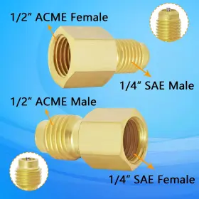 Bff120 Boltigen R134a Refrigeration Tank Adapters R12 R22 To Vacuum Pump Adapter Fittings #2 Bff120 Boltigen R134a Refrigeration Tank Adapters R12 R22 To Vacuum Pump Adapter Fittings #2
