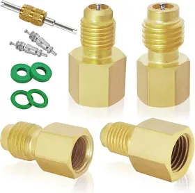 Bff120 Boltigen R134a Refrigeration Tank Adapters R12 R22 To Vacuum Pump Adapter Fittings Bff120 Boltigen R134a Refrigeration Tank Adapters R12 R22 To Vacuum Pump Adapter Fittings