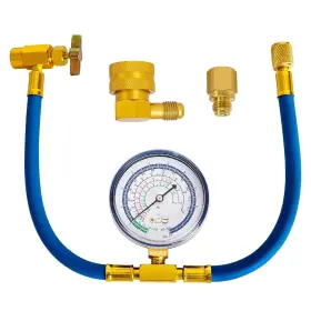 Branded 445010456486 Charging Hose Refrigerator With Gauge R134a R 12 22 Freon Can Tap Quick Couple #2
