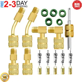 85960 Branded R410a Adapter Kit Mini Split 5/16 To 1/4 Coupler Refrigerant Hose
