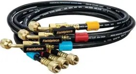Hr3bm Branded Fieldpiece Hose Set 5 Ft L Black 800 Psi