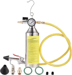 Jt015s1 Branded Ac Flush Kit Car Air Conditioner System Clean Canister Flushing Gun Tool Set F