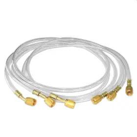 Us25ws-1.5mclh3p Branded 1/4 Inch Refrigerant Charging Hoses 60 5ft Hvac Standard Flare Fittin