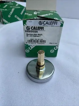 688003a Caleffi Temperature Gauge W Pocket Well For Manifolds #2 688003a Caleffi Temperature Gauge W Pocket Well For Manifolds #2