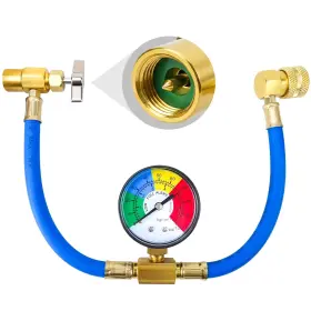 Lmbdb123 Calpose R134a Car Ac Recharge Hose Kit With Puncture Can Tap And Pressure Gauge Lmbdb123 Calpose R134a Car Ac Recharge Hose Kit With Puncture Can Tap And Pressure Gauge