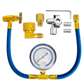 R134acharginghose-valve Can Tap R134a Charging Hose With Gauge Bpv31 Valve Kit For Ac Refrigerator Air Unit