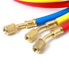 Hvac45002 Carbole New Ac Manifold Gauge Set A/c Refrigeration 3ft Color Hose Charging 2500psi #3 Hvac45002 Carbole New Ac Manifold Gauge Set A/c Refrigeration 3ft Color Hose Charging 2500psi #3