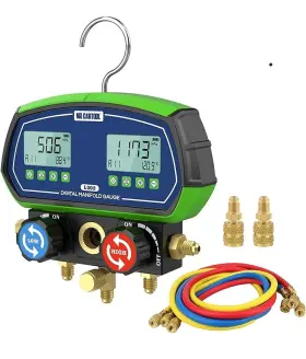 L302 Cironi Vacuum Pressure Temperature Tester Test Tools Digital Manifold Gauge Meter