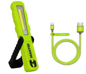 Clore Automotive 010271026142 Light-n-carry Lncmini Inch Mantis Rechargeable Cob Led Work Light For Mechanics