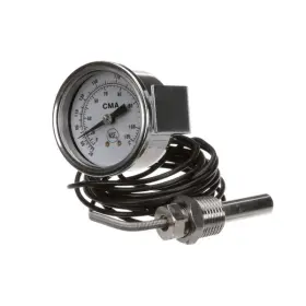 03202.18 Cma Dishmachines Thermometer Rinse 4 Inch Ss Temp Measurement For