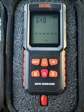 Cmtool Mmt575-1 Lcd Hvac Refrigeration Digital Vacuum Gauge 750000 Microns Smart Calibration