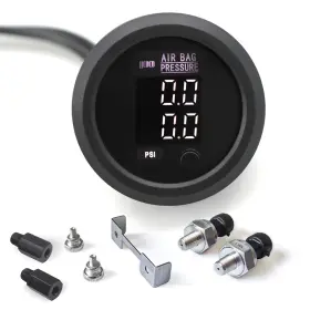 Apm-y-cb-02-wt Cnraqr Dual Digital Display Air Pressure Gauge 2-1/16 Inch 52mm Suspension K