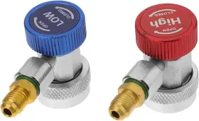 16b1m20177rzs9h60ts Coolhiya R134a Ac Coupler Hvac Gauges Adapter Self