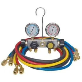 4pdg2 Dayton Manifold Gauge Set 4 Valve Hoses