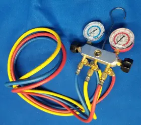4pdf8 Dayton 4pdg8 Manifold Gauge Set 2 Valve 3 Hoses