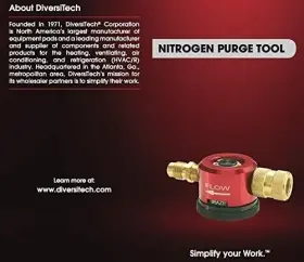 Diversitech 095247152728 Dp-1 Nitrogen Purge Tool Red - Sealed #3 Diversitech 095247152728 Dp-1 Nitrogen Purge Tool Red - Sealed #3