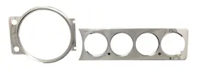 00000123 Dolphin Gauges 1941 1942 1943 1944 1945 1946 1947 1948 Chevy Car 5 Gauge Dash Insert Speedome