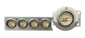 41-48-cc-mec-5 Dolphin Gauges 41-48-cc-mec-5--sk 1941 1942 1943 1944 1945 1946 1947 1948 Chevy Car 5 Gauge Dash Cluster Panel Set
