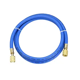 16sae Duefixing 617662171773 1/4sae To 5/16sae Thread Connector 1.5m Length 800psi Charging Hose Tube Blue