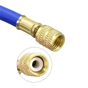 Duefixing 617662171810 1/4 Sae Thread Connector 1.2m Length 600psi Charging Hose Tube Yellow Red Blue