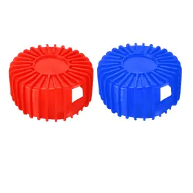 Duefixing 617662171902 2 Pack Protective Gauge Boots For 2-3/4 Inch Red Blue