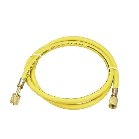 Duefixing 617662837037 1/4 Sae Thread Charging Hose Tube Hvac 600psi 1.5m Length Yellow