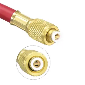 Duefixing 617662837051 1/4 Sae Thread Charging Hose Tube Hvac 600psi 3.0m Length Red