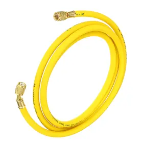 Duefixing 617662901912 1/4 Sae Refrigerant Charging Hose 8ft 500psi 2500psi Manifold Gauge