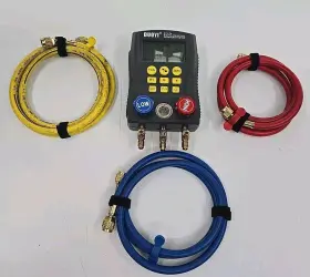 Dy517a Duoyi Digital Manifold Gauge Set Hvac Vacuum Pressure Tester