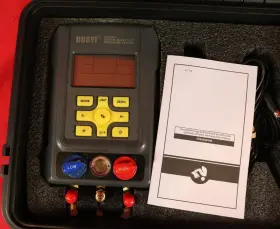 Dy522a Duoyi Vacuum Pressure Tester Refrigeration Gauge Missing Clamps #2