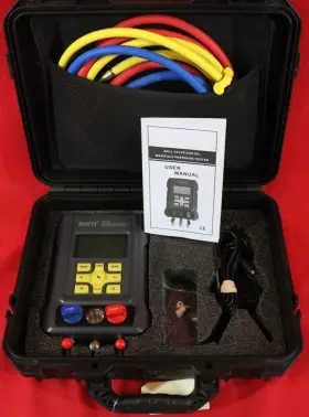 Dy522a Duoyi Vacuum Pressure Tester Refrigeration Gauge Missing Clamps