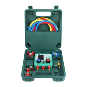Dy523 Duoyi 0-6000 Kpa Digital Manifold Gauge Kit Dual Pressure Tester 92 Types Of Havc Nist