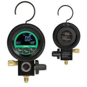 Mmt964 Dy516 Digital Refrigeration Manifold Gauge Hvac Ac Pressure Vacuum Temperature Tester