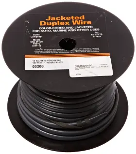 03206 East Penn 700360076409 Deka 100ft 14-2 Gauge Jacketed Wire Black