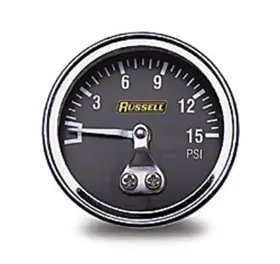 Rus-650350 Edelbrock 087133503509 Russell Athletic - Fuel Pressure Gauge