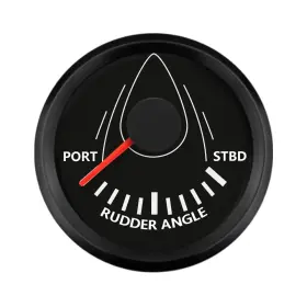 El-part-0000024 Eling Waterproof Boat Rudder Angle Indicator Gauge Meter 0-190ohm Signal 2 Inch 52mm W
