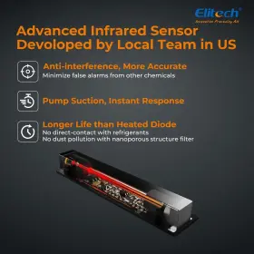 Elitech 608473992572 Hvac Refrigerant Leak Detector 10 Yrs Infrared Sensor Life Halogen F #3