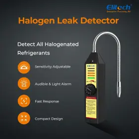 Wjl-6000s Elitech 757233347975 Freon Leak Detector Halogen Gas Sniffer Refrigerant Ac #2