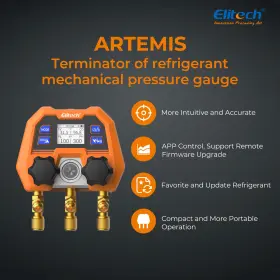 Dmg-4b Elitech Open Box Ac Manifold Gauge App Control Pressure Gauges #2 Dmg-4b Elitech Open Box Ac Manifold Gauge App Control Pressure Gauges #2