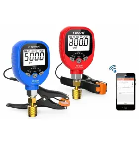 Pt-800 Elitech Pt-500&pt-800 Wireless Digital Manifold Gauge Hvac Pressure Set #2 Pt-800 Elitech Pt-500&pt-800 Wireless Digital Manifold Gauge Hvac Pressure Set #2