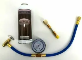 Enviro-safe Refrigerants Inc. 3291 R-290 8 Oz. Can Gauge And Proseal Mini Direct Inject Kit #3291