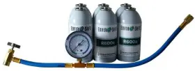R-600a Enviro-safe Refrigerants Inc. 656120 R600a Refrigerant 6 Cans And Gauge Kit #8057