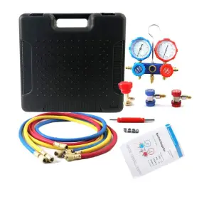 Eodsad022 Eodsad 755471728310 Ac Manifold Gauge Set Car Hvac Gauges With Hoses R410a R134a R1 #3