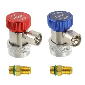 Eplzon 791162513841 R134a Quick Coupler Adapter Adjustable Adapters For Car Ac Systems Hp A