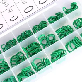 Estink 787015539410 O-rings Assortment Set 18 Sizes 270 Pieces Green Hydrogenated Nitrile Rubber O