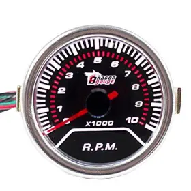 Esupport 711041557841 Car 2 52mm Tacho Gauge Meter Kit Rpm Automotive #3