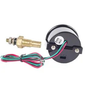 Esupport 711041558329 Car 2 52mm Digital Oil Temp Gauge Blue Led Light Temperature Mete #3